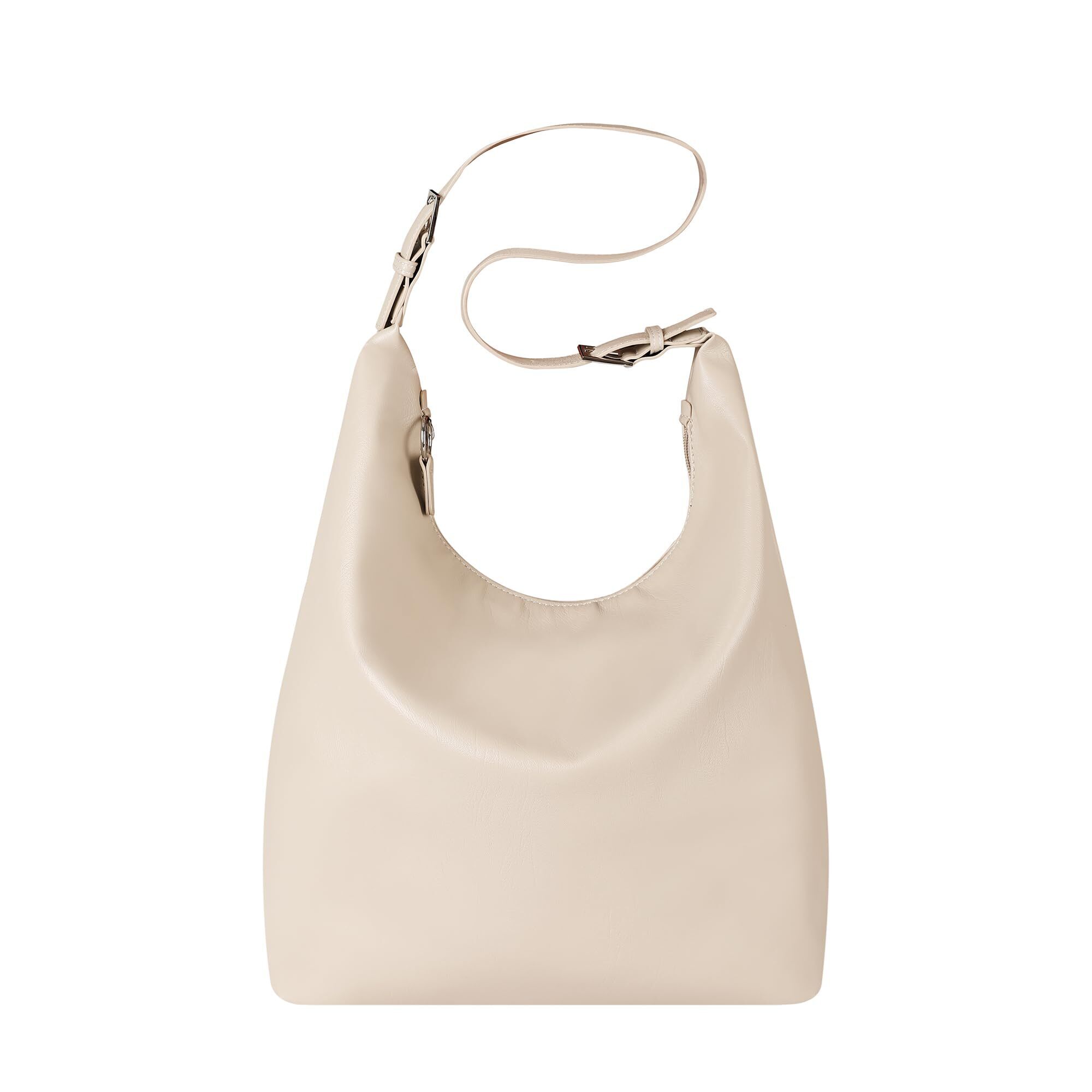 8340 Leather Hobo Bag Large Slouchy Tote Bag Chic Designer Handbag